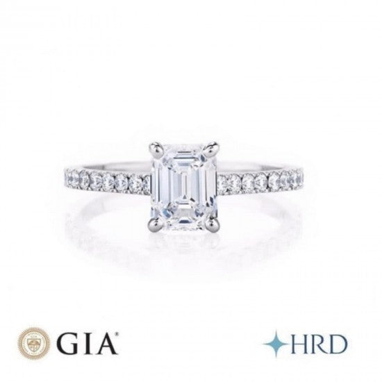 Пръстен бяло злато с Диаманти 1.01 карата